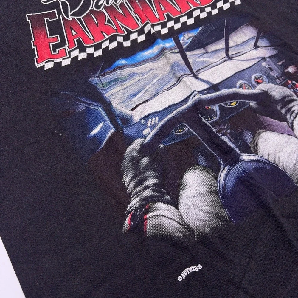 Vintage 90s Dale Earnhardt #3 Nascar T-Shirt Mens XL Black Nutmeg USA Made - Picture 4 of 8